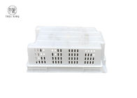Mesh Wall And Solid Bottom Hygienic 180 Stack Nest Fishing Crate Totes For Agriculture Fruit