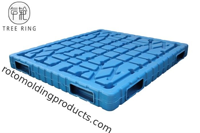 Large Hygienic Blow Molded Plastic Shipping Pallets Reusable 1500 * 1200 * 160 Mm