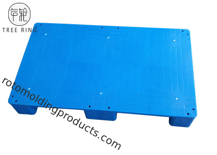 FP 1006 Smooth Top Printing HDPE Plastic Pallets , 1000 * 600 Mm Plastic Floor Pallet