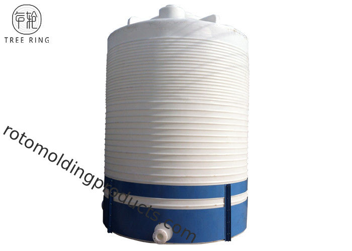 Cylindrical Custom Roto Mold Tanks White / Black Plastic Water Storage Tanks PT20,000L
