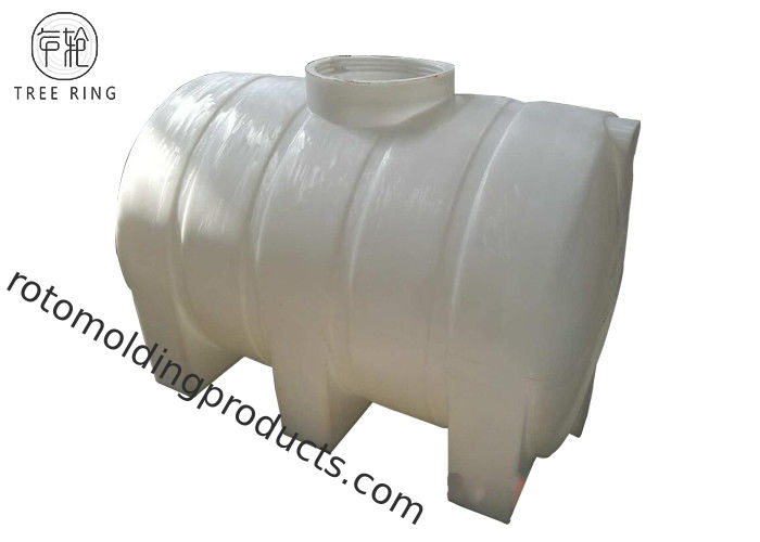 1000L Free Standing Custom Roto Mold Tanks For Bulk Storage Horizontal Leg White / Blue