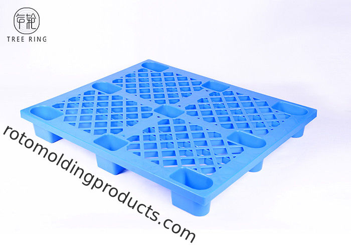 Nestable Stacking Hygienic Plastic Pallets For Export / Shipping P1210 Nine Foot