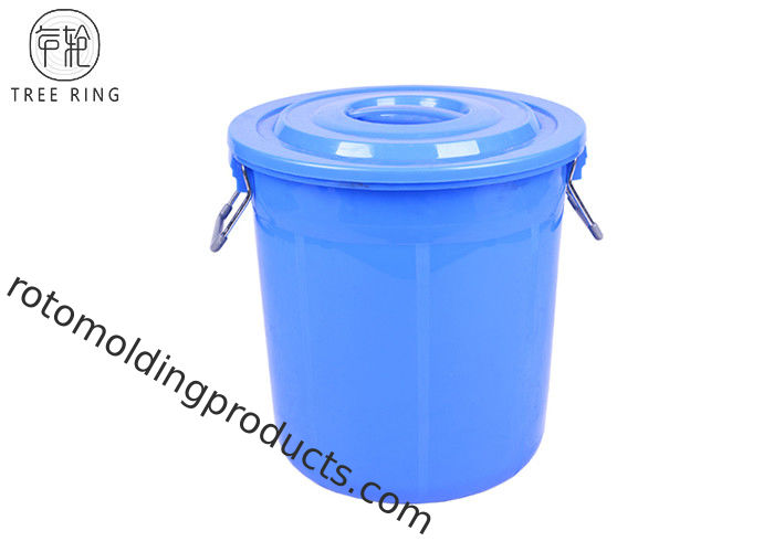 Stackable Round  Small Garbage Pail With Lid  B50L Heavy Duty Food Grade