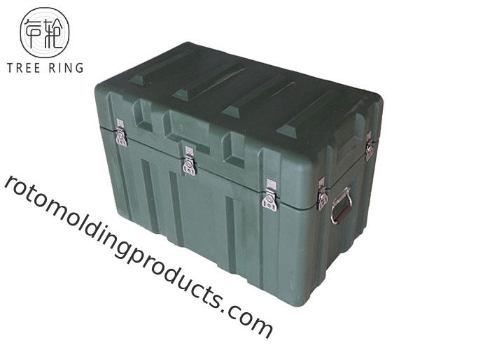 Pasokan Kotak Roto Molded Cases , Peralatan Militer Packing Hard Case Shipping Containers