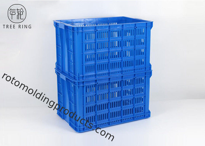 Large Heavy Duty Plastic Crates For Fruits And Vegetables 705 * 480 * 405 Mm C700