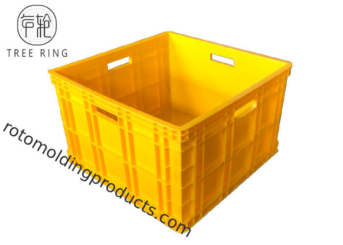 Solid Compact Cube Euro Stacking Containers 50ltr Polypropylene Material
