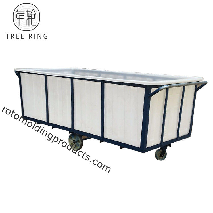 Roto Molding Heavy Duty 2500L Poly Truck Box For Wet Fabric Industrial