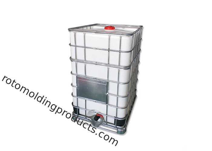 Roto Mold Stacking 1500L IBC Tote Tanks For Chemical Storage Transport