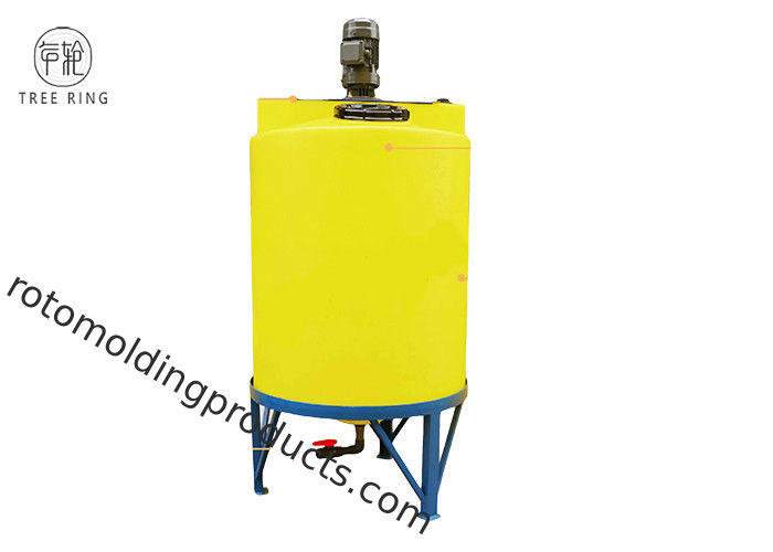 55 Gallon 135 Gallon Chemical Dosing Tank Cone Bottom Inductor With With Frame
