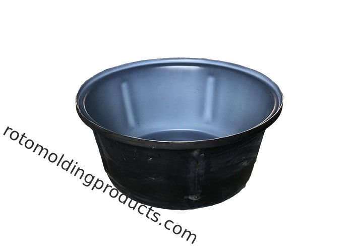 Double Color Rotomolding Plastic Cattle Drinking Troughs Round Plastic Stock Tank 80L