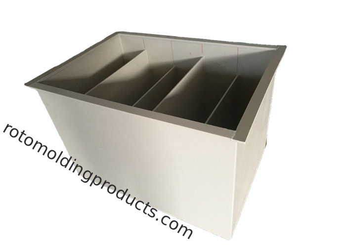 ISO PP Material Plastic Sedimentation Tank For Clay , Glazes And Plaster