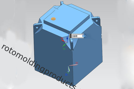 Customized Rotomolding PE Water-Filled Ballast Blocks Withuv Stabilization For For Keeping Temporary Fencing Secure