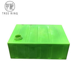 Green Color 500L Rotomolding Products Rectangualr Portable Utility Baffled Storage Water Tanks  For Car Care Solution