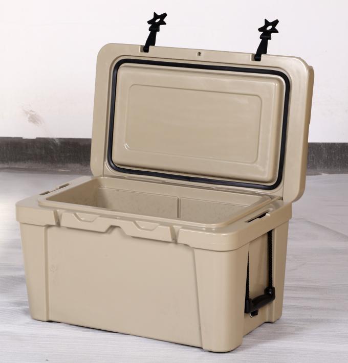 25L Mini Heavy Duty Roto Molded Cooler Box , 7 Day Coolers Camping Ice