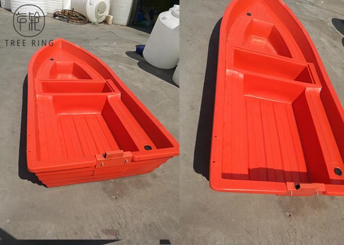 Polyethylene 6 Persons Hard Plastic Fishing Boats 800kg Loading A3.6M