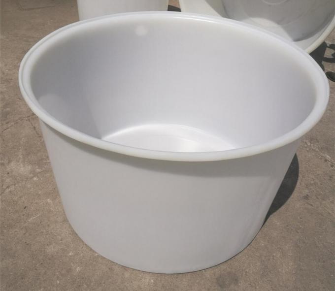 1000l Access Plastic Open Top Cylindrical Tank , Poly Round Water Tank