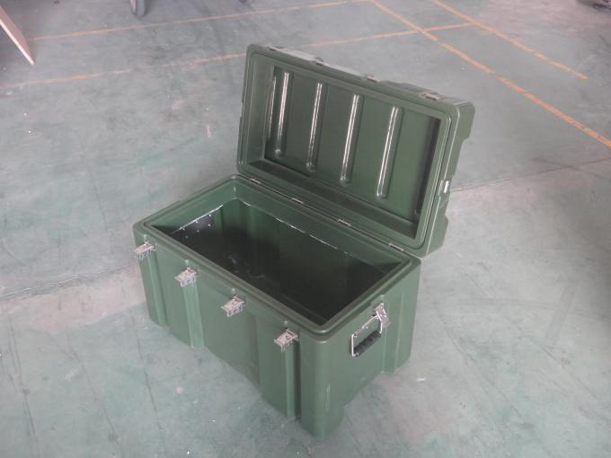 Pasokan Kotak Roto Molded Cases , Peralatan Militer Packing Hard Case