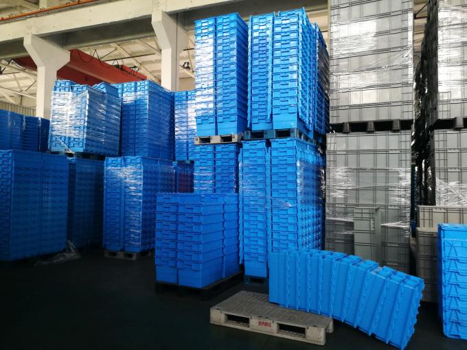 Plastic Container Nesting Stack 600 * 400 * 260 Mm Euro Stacking Containers , Plastic Nesting Crates ...