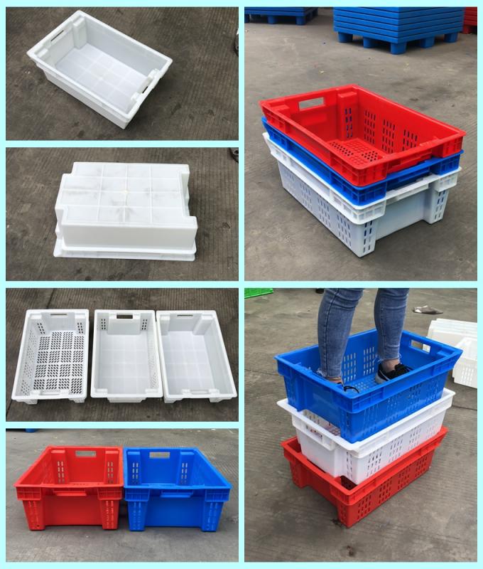 Polyethylene HDPE 30 Litres Euro Stacking Containers Plastic Stack Nest