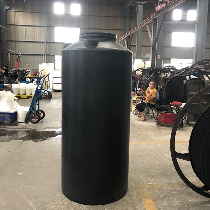 1000L Custom Roto Mold Tanks Black Color PE Vertical Water Storage Tank
