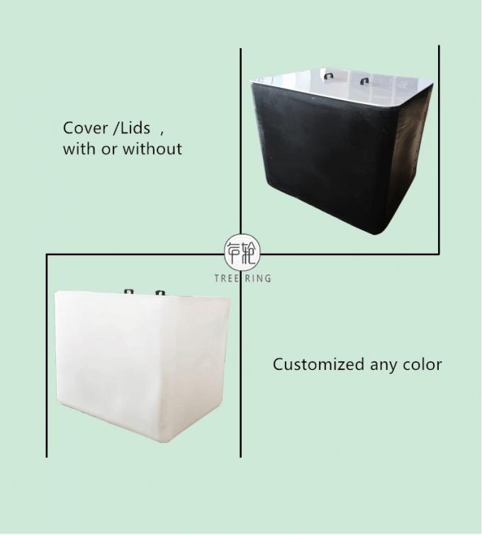 Cut Off Fishery Industries Upcycled Open Top IBC Tank 265 Gallon For